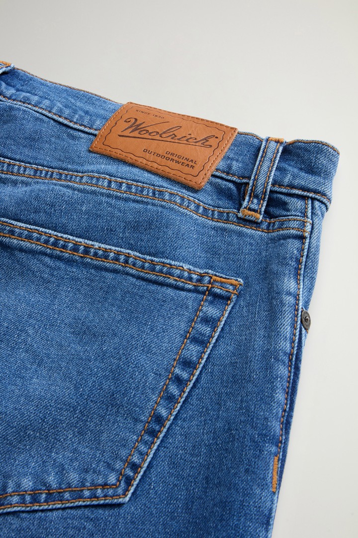 Five-Pocket Jeans in Stretch Cotton Denim Blue photo 3 | Woolrich