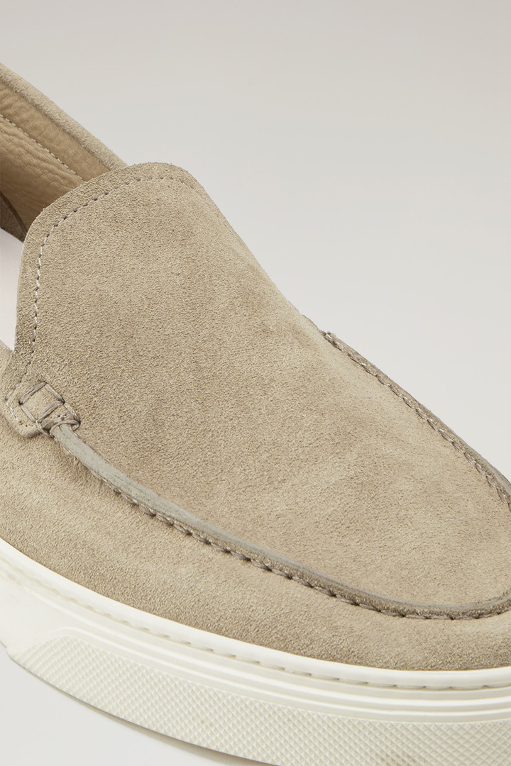 Suede Leather Loafers Beige photo 5 | Woolrich