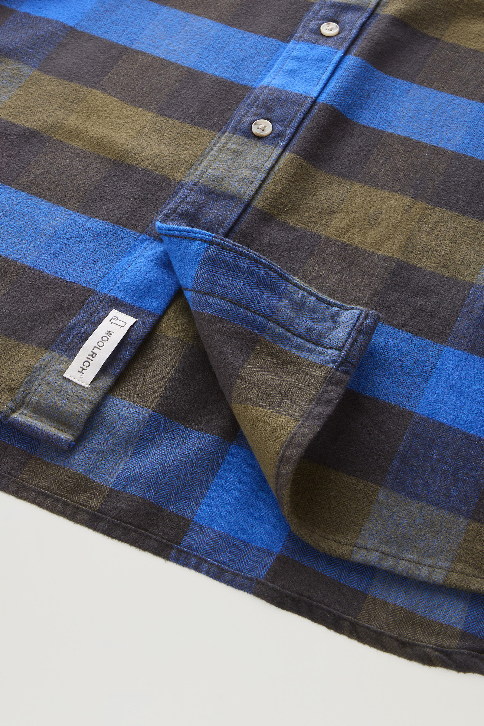 Camicia U.S. Trails in flanella blu photo 9 | Woolrich