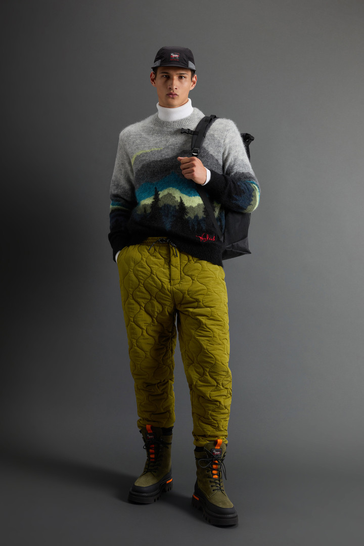 Quilted Pants in Waxed Ripstop Nylon by Todd Snyder Yellow photo 1 | Woolrich