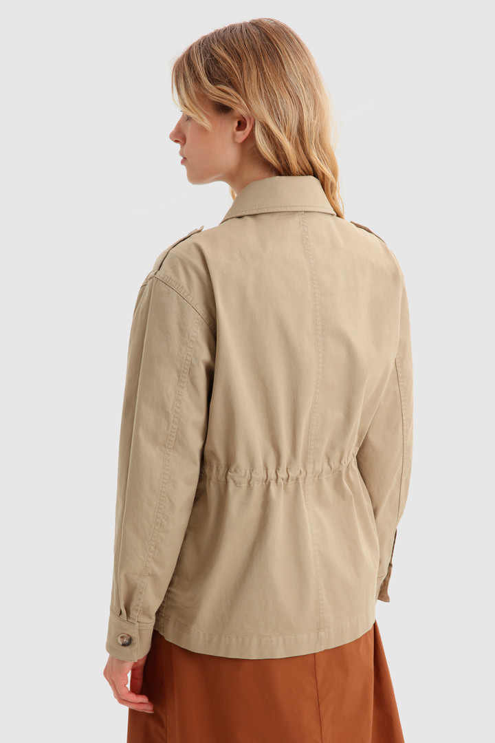 Overshirt aus Stretch-Baumwolle Beige photo 3 | Woolrich