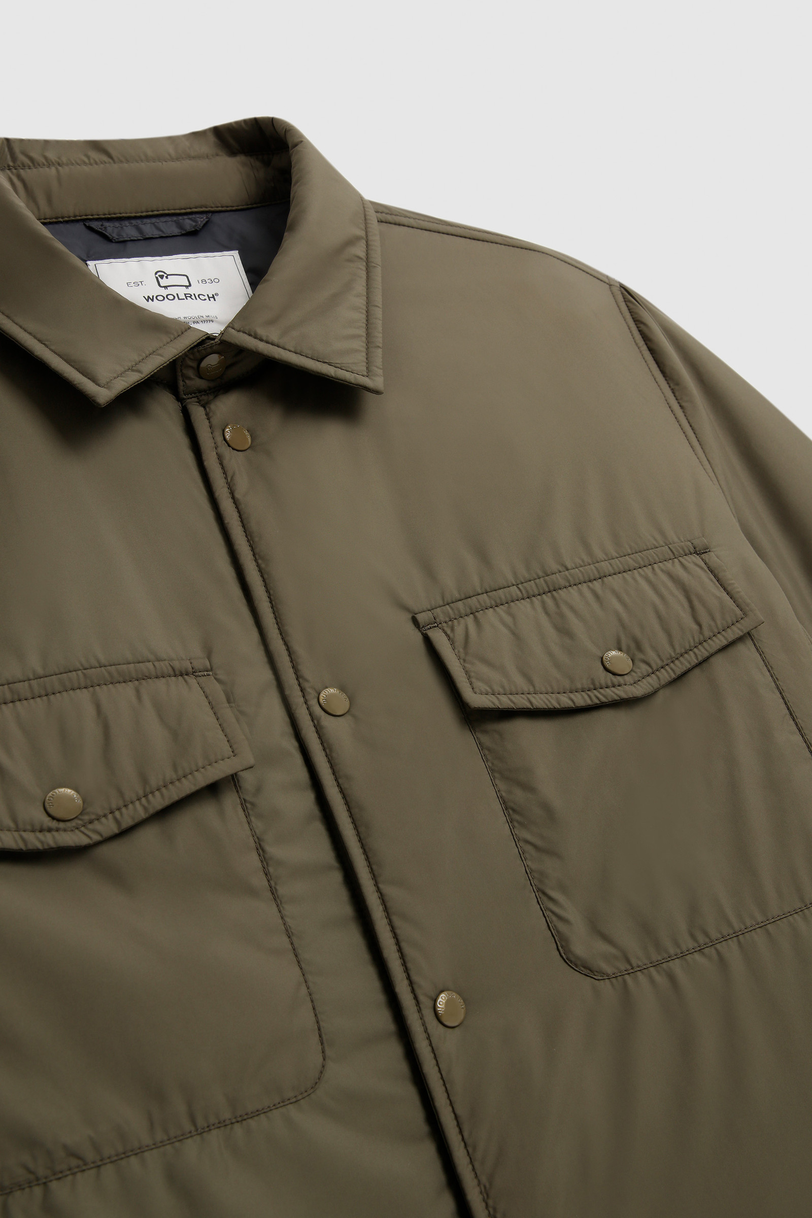 Alaskan Microfiber Shirt with Primaloft® Padding Green photo 8 | Woolrich