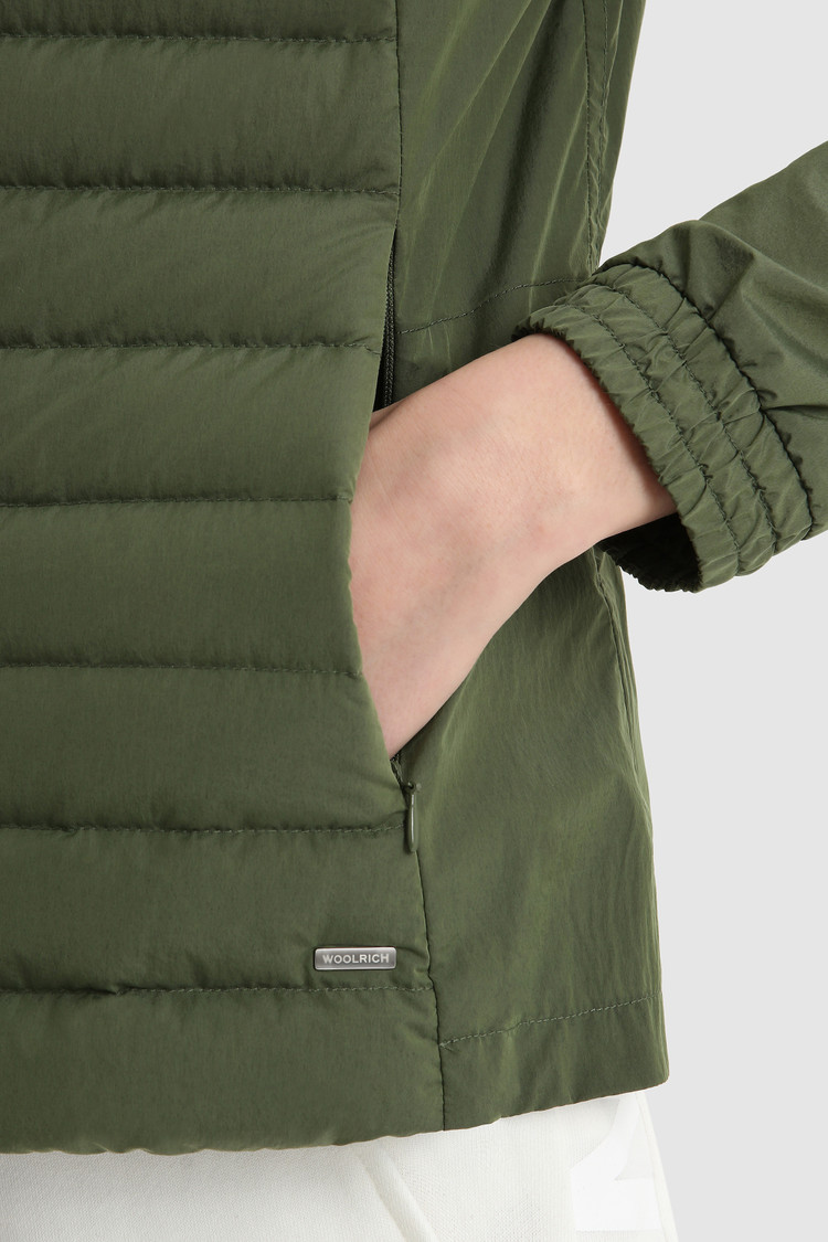 Violet quilted jacket