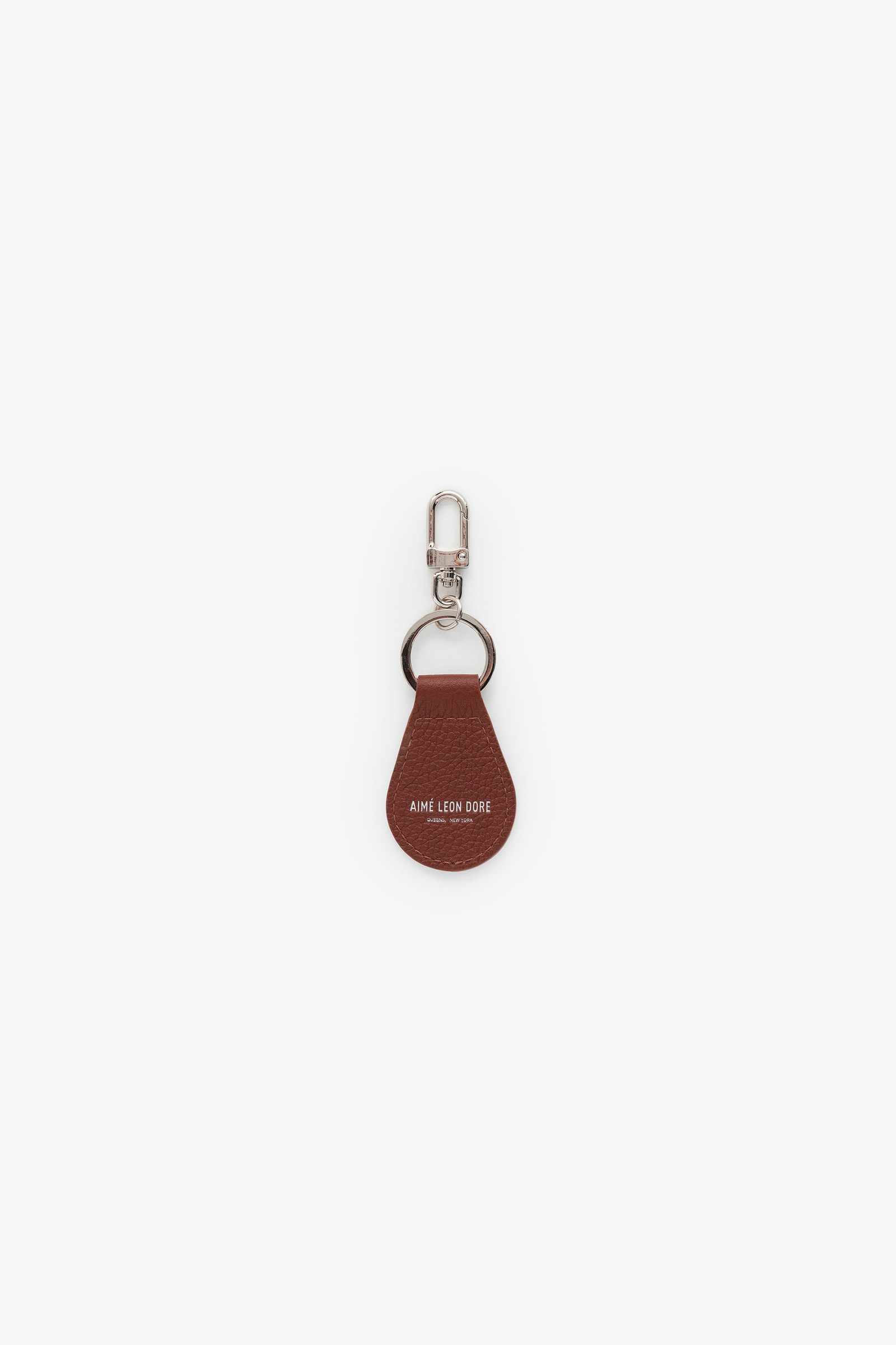 Leather Key Fob - Aimé Leon Dore / Woolrich Brown photo 2 | Woolrich