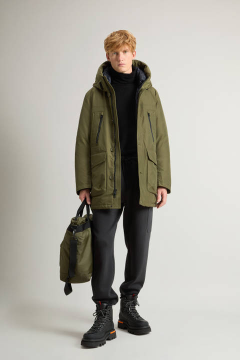 Arctic Parka Evolution in Ramar Cloth Green | Woolrich