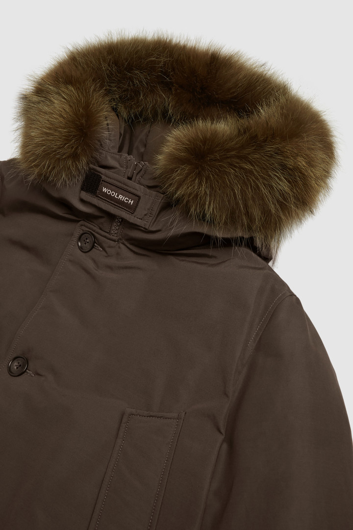 Arctic Parka pelliccia in tinta