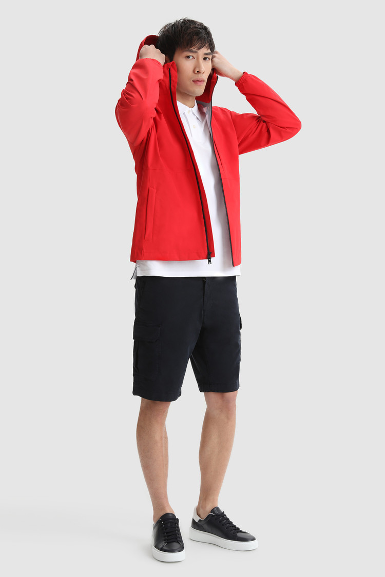 Pure cotton long-sleeve polo