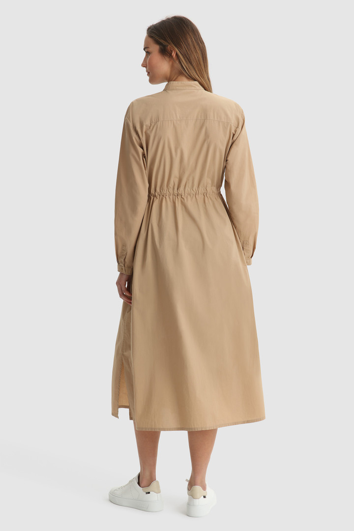Long-sleeve Popeline dress