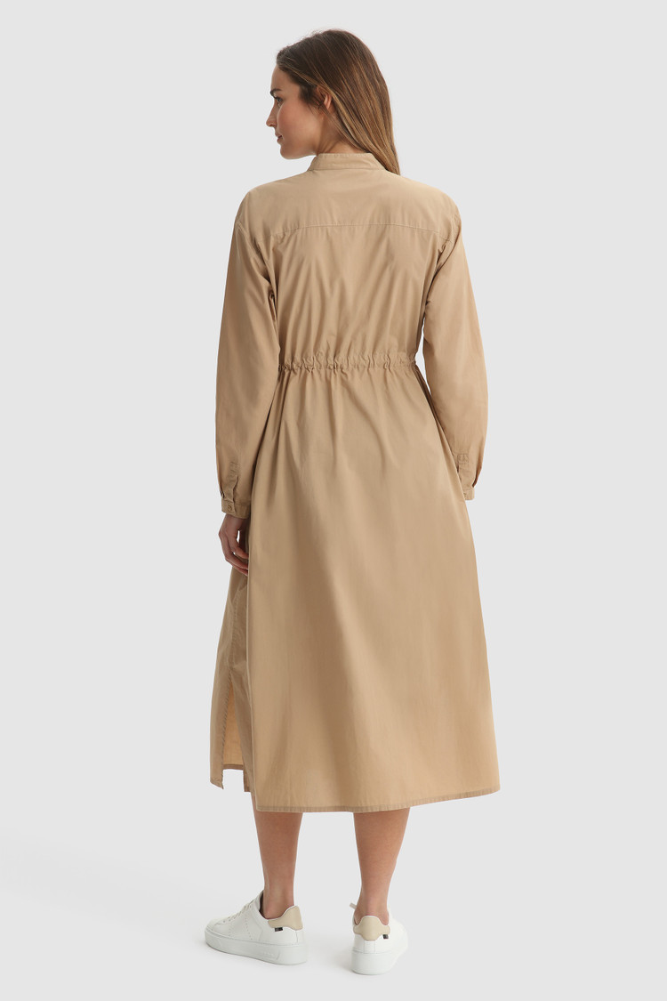 Long-sleeve Popeline dress