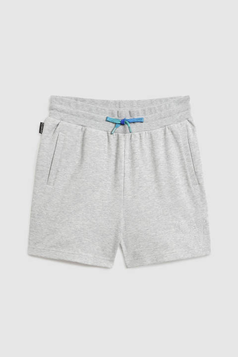 American Shorts in Cotton Fleece Gray photo 2 | Woolrich