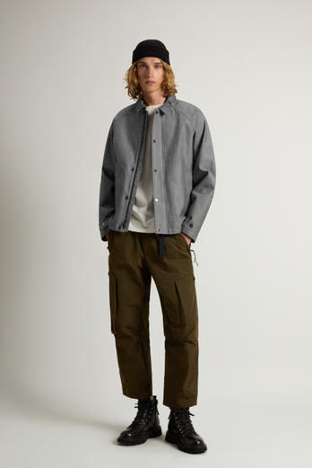 Yarn-Dyed Jacket in Three-Layer Fabric Gray | Woolrich