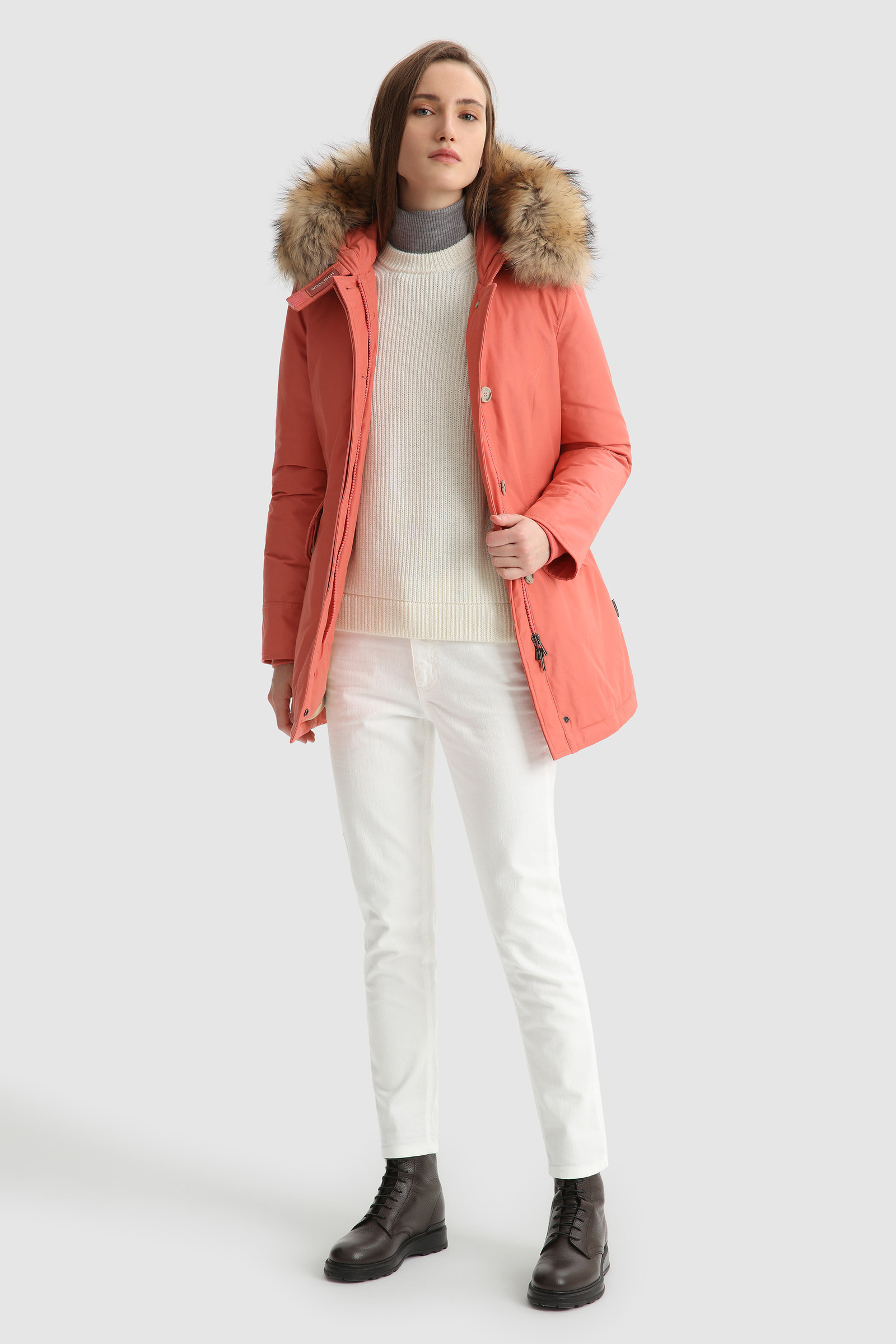 Arctic Parka en Ramar Cloth avec fourrure de raton laveur amovible