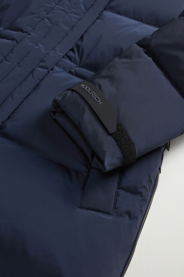 Doudoune Alsea en nylon élastique avec capuche amovible Bleu photo 8 | Woolrich