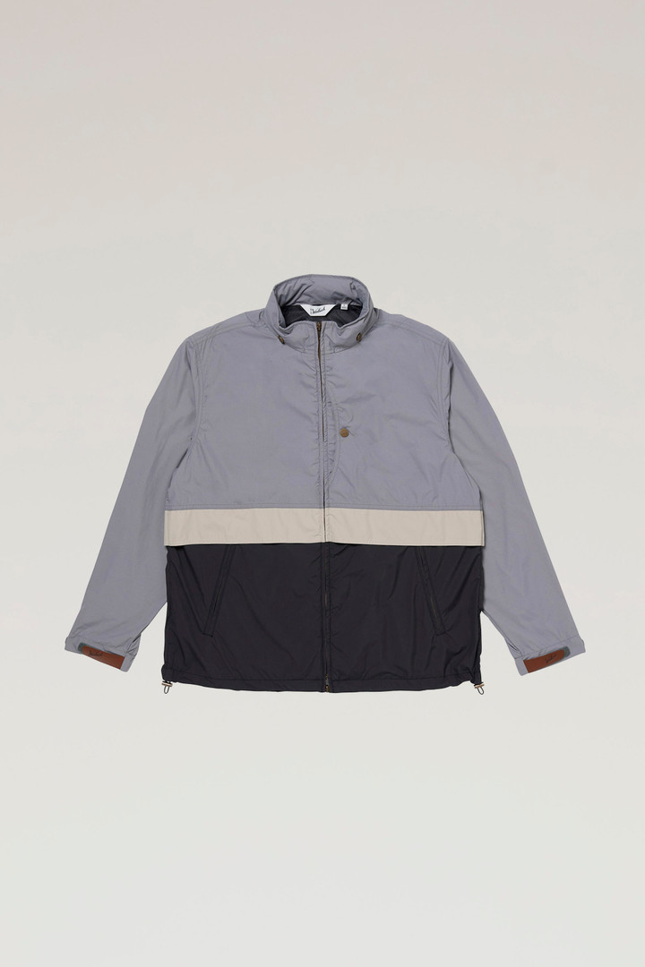 Ripstop Nylon Jacket with Foldable Hood Gray photo 1 | Woolrich