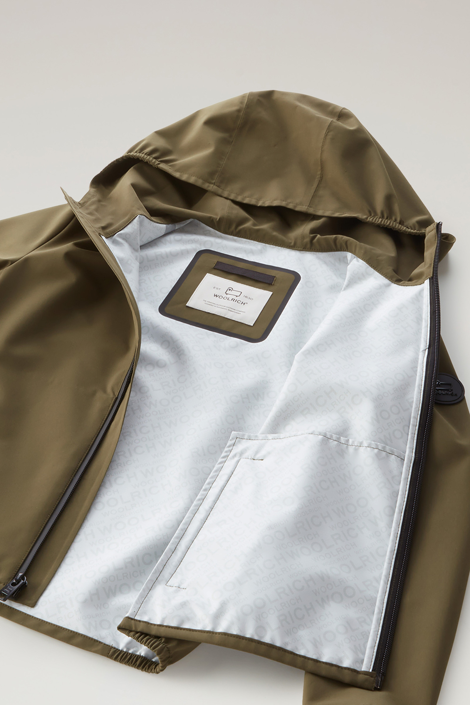 Jacke Pacific mit Kapuze für Jungen grün photo 8 | Woolrich