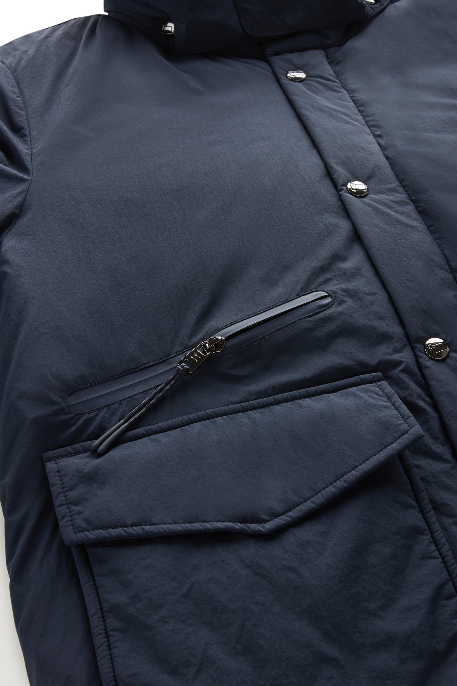 Aleutian Jacke aus Taslan-Nylon blau photo 10 | Woolrich