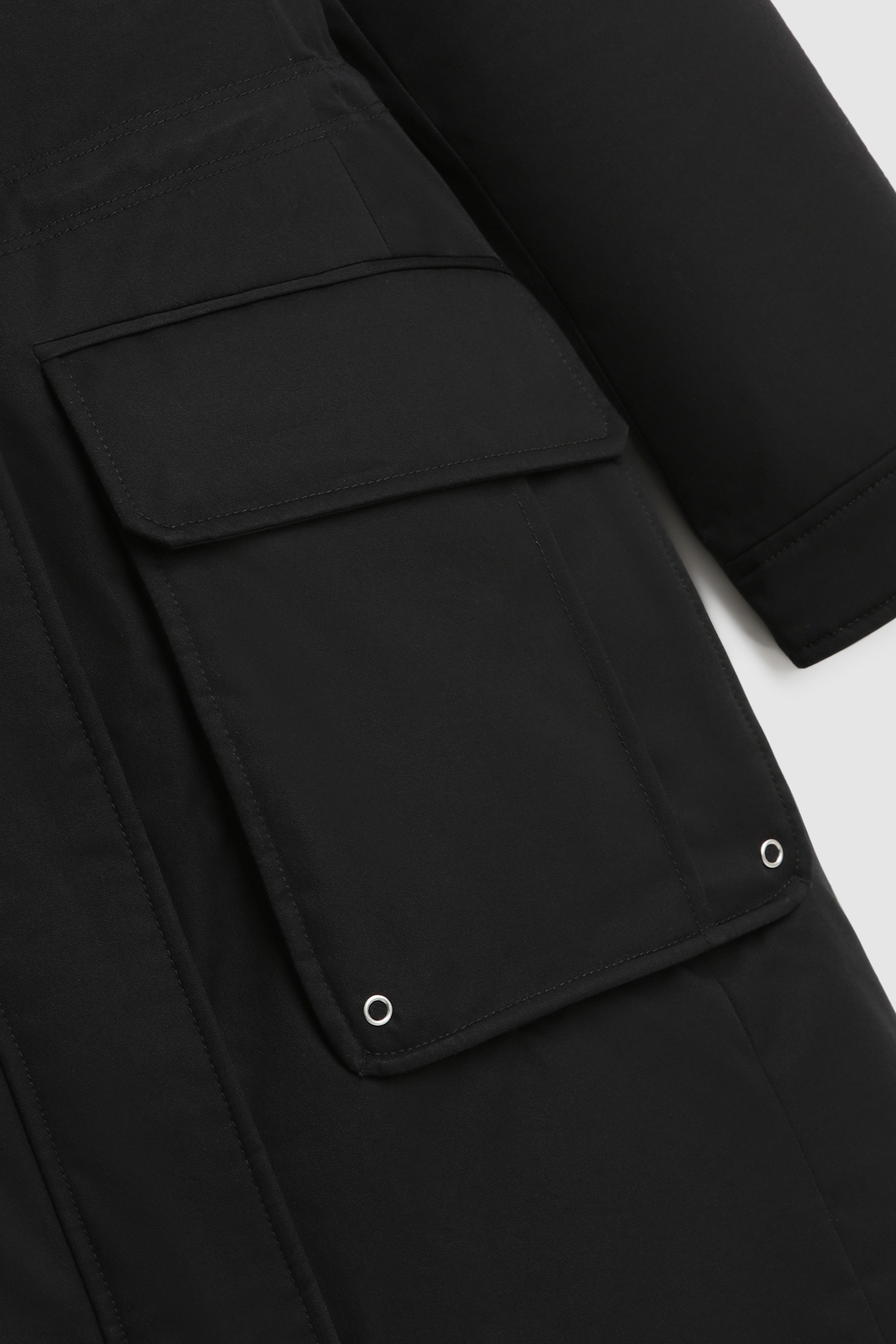 Yetna Long Parka with Removable Fur Black photo 10 | Woolrich