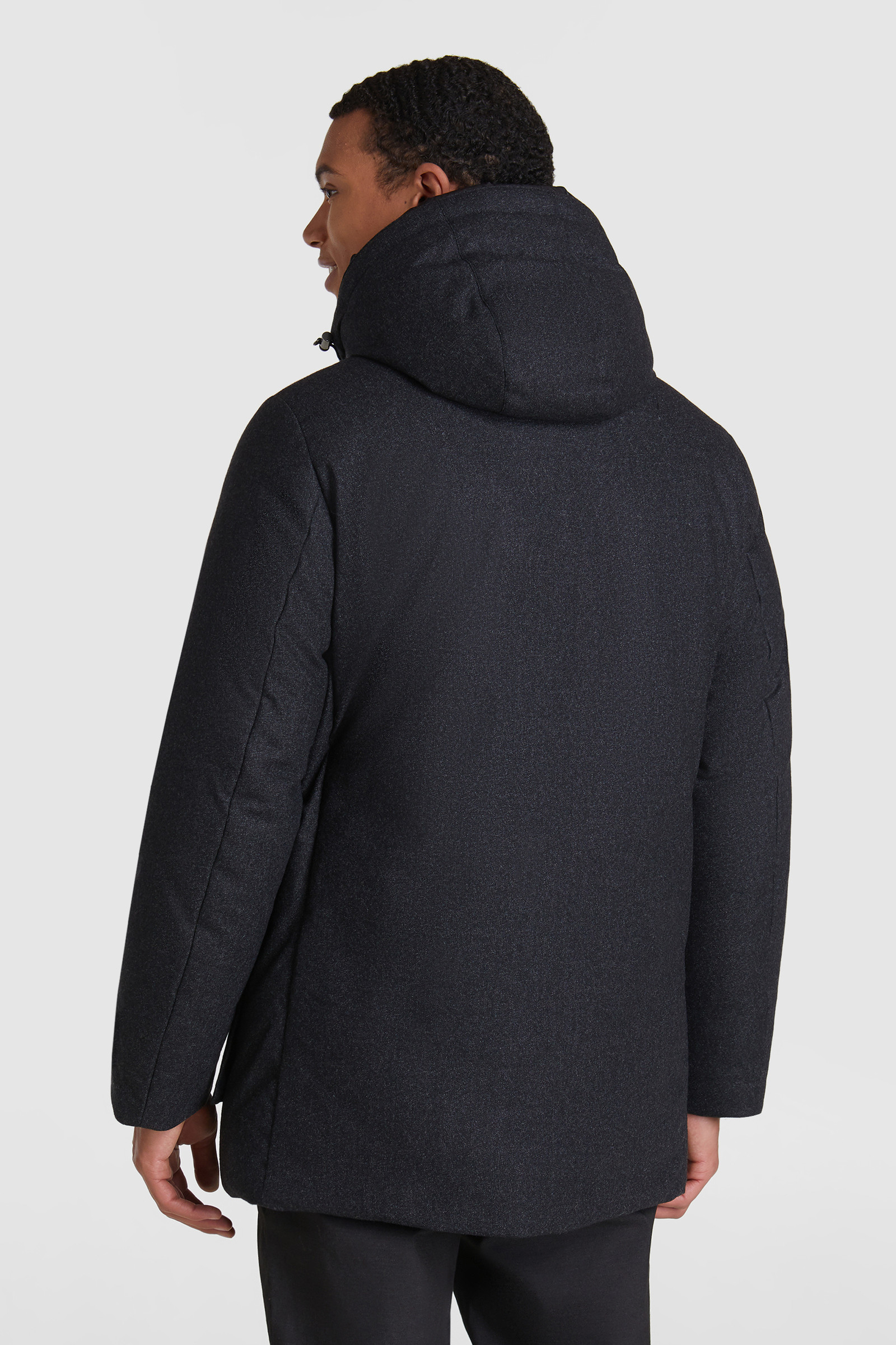 Arctic Parka luxe in lana pregiata