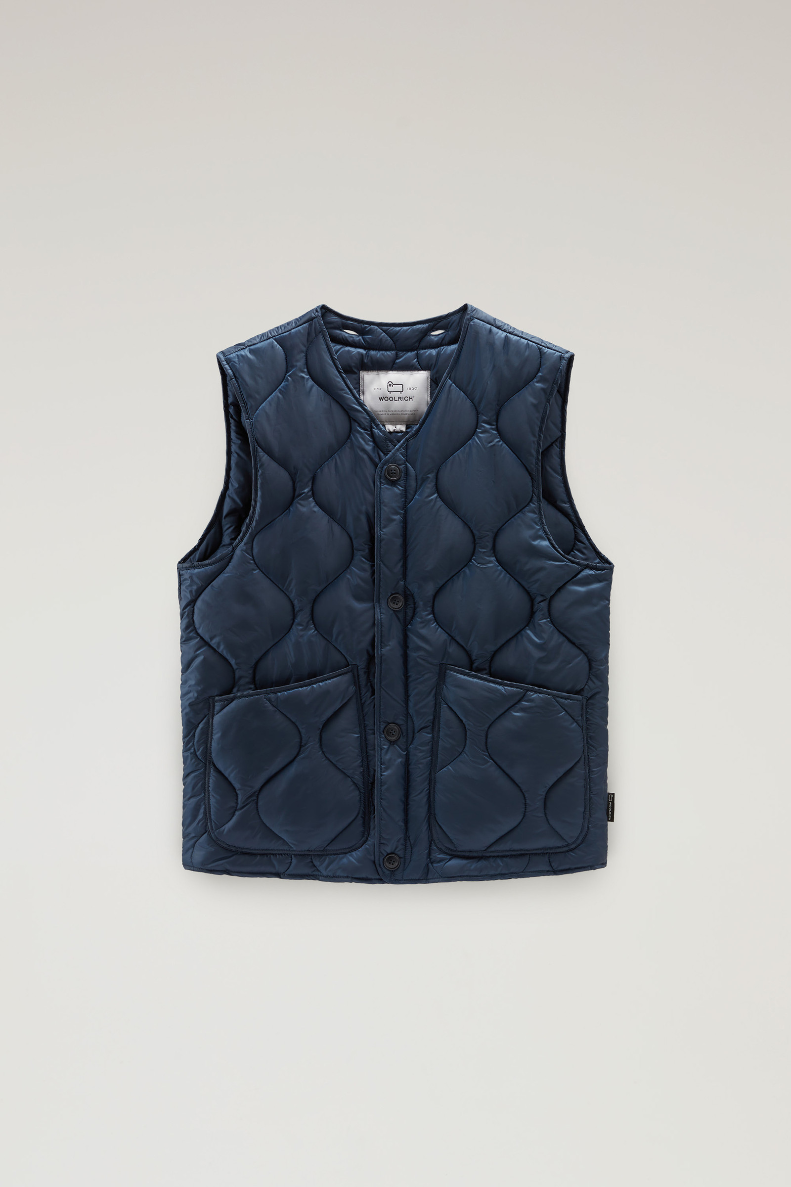 Veste Mountain 3 en 1 en coton Soft Byrd avec gilet matelassé amovible bleu photo 14 | Woolrich
