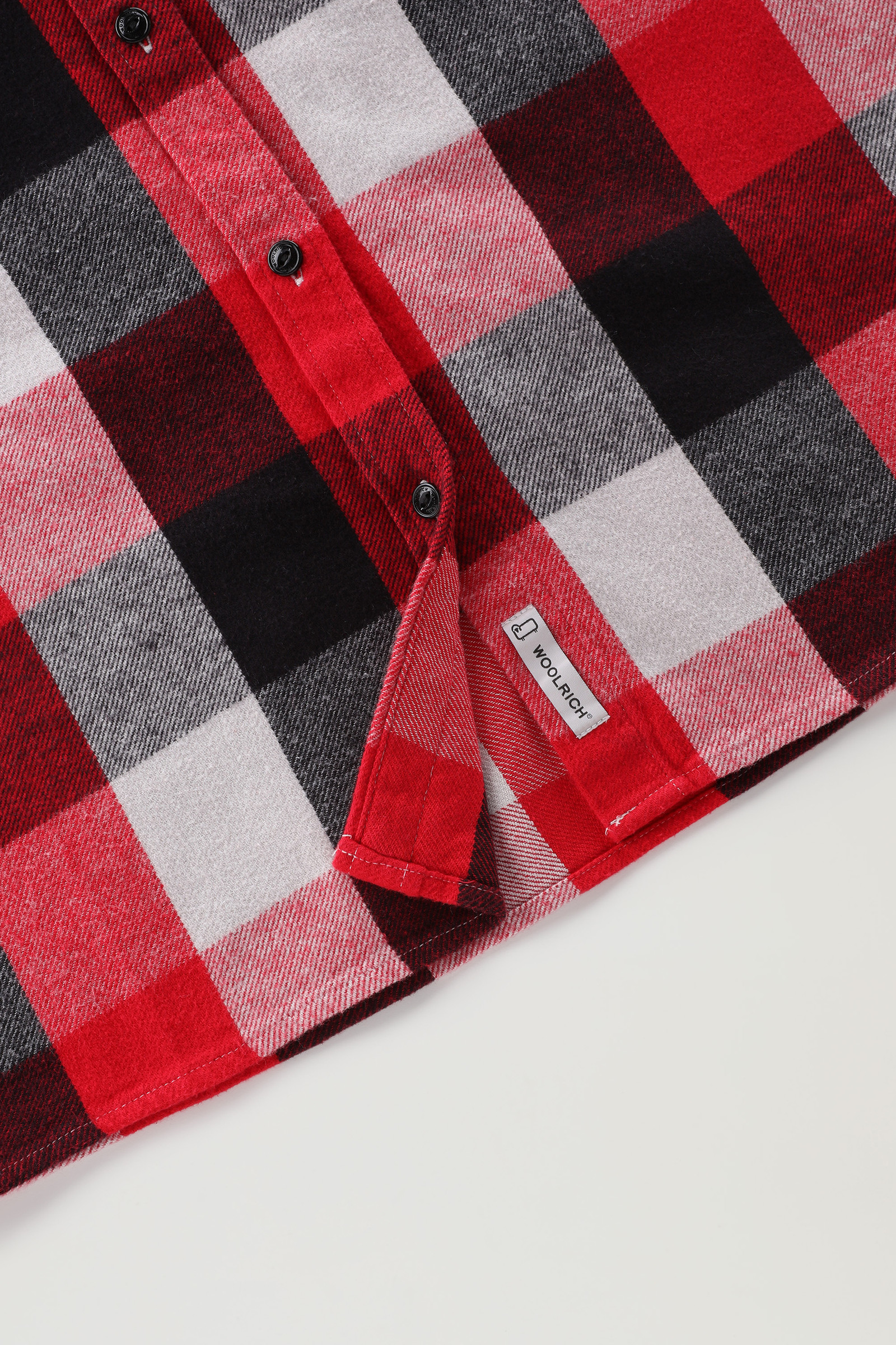 Buffalo Check Boyfriend Flannel Shirt Red photo 7 | Woolrich