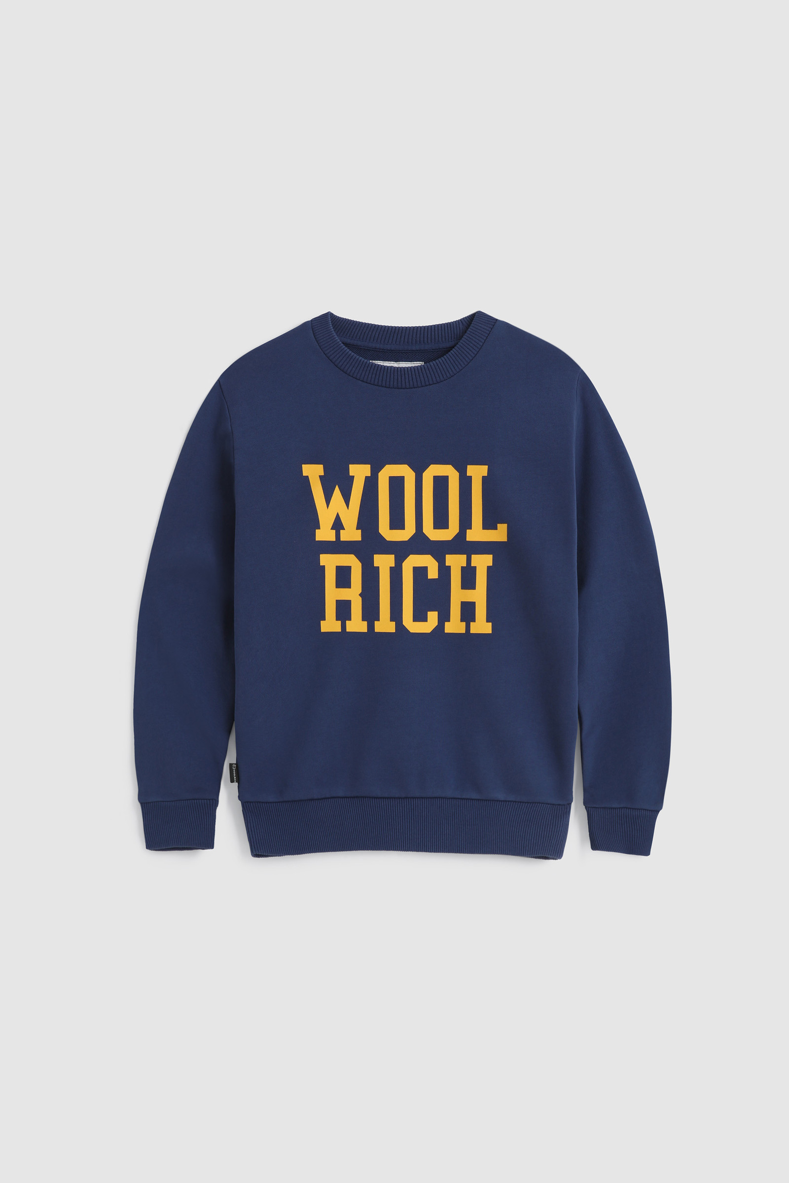 Boy's Ivy Crewneck Sweatshirt Blue | Woolrich