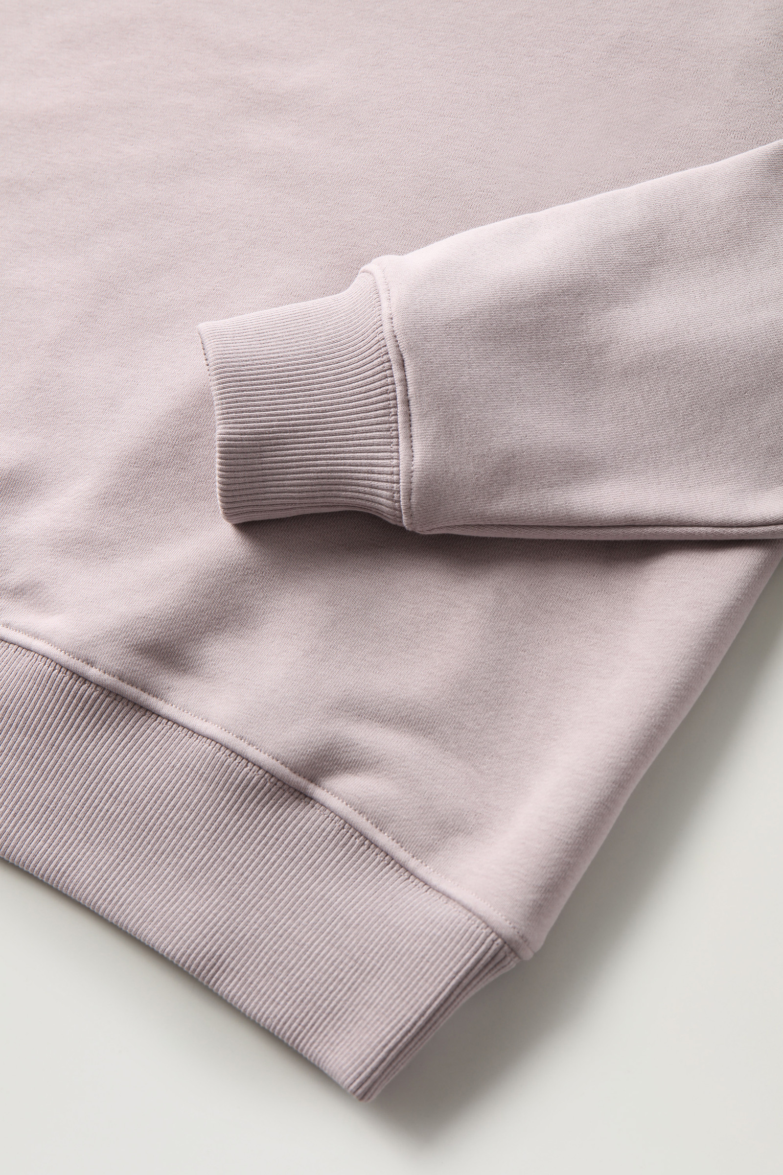 Embroidered Logo Fleece Sweatshirt Lilac photo 7 | Woolrich