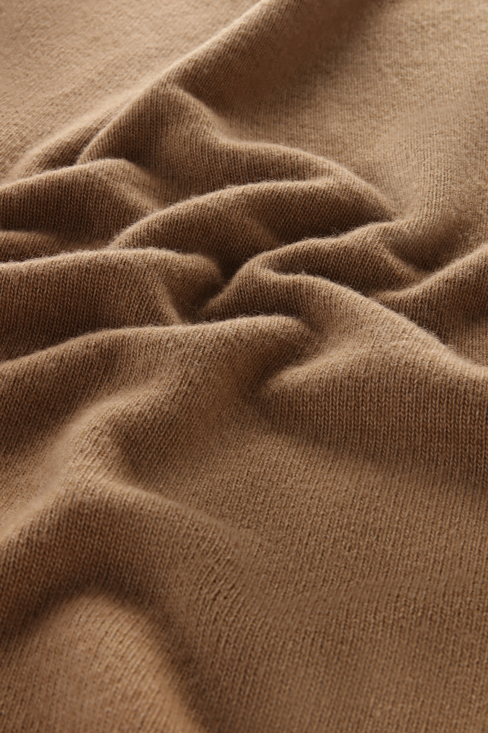 Garment-dyed Crewneck Virgin Wool Sweater Brown photo 8 | Woolrich