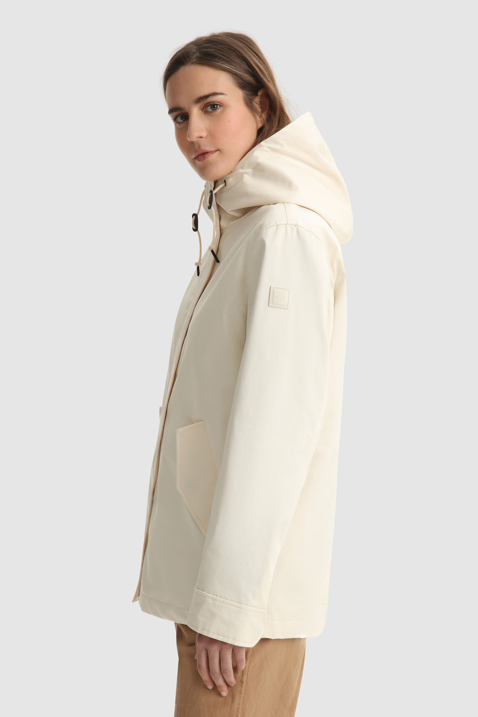Lilac hooded jacket