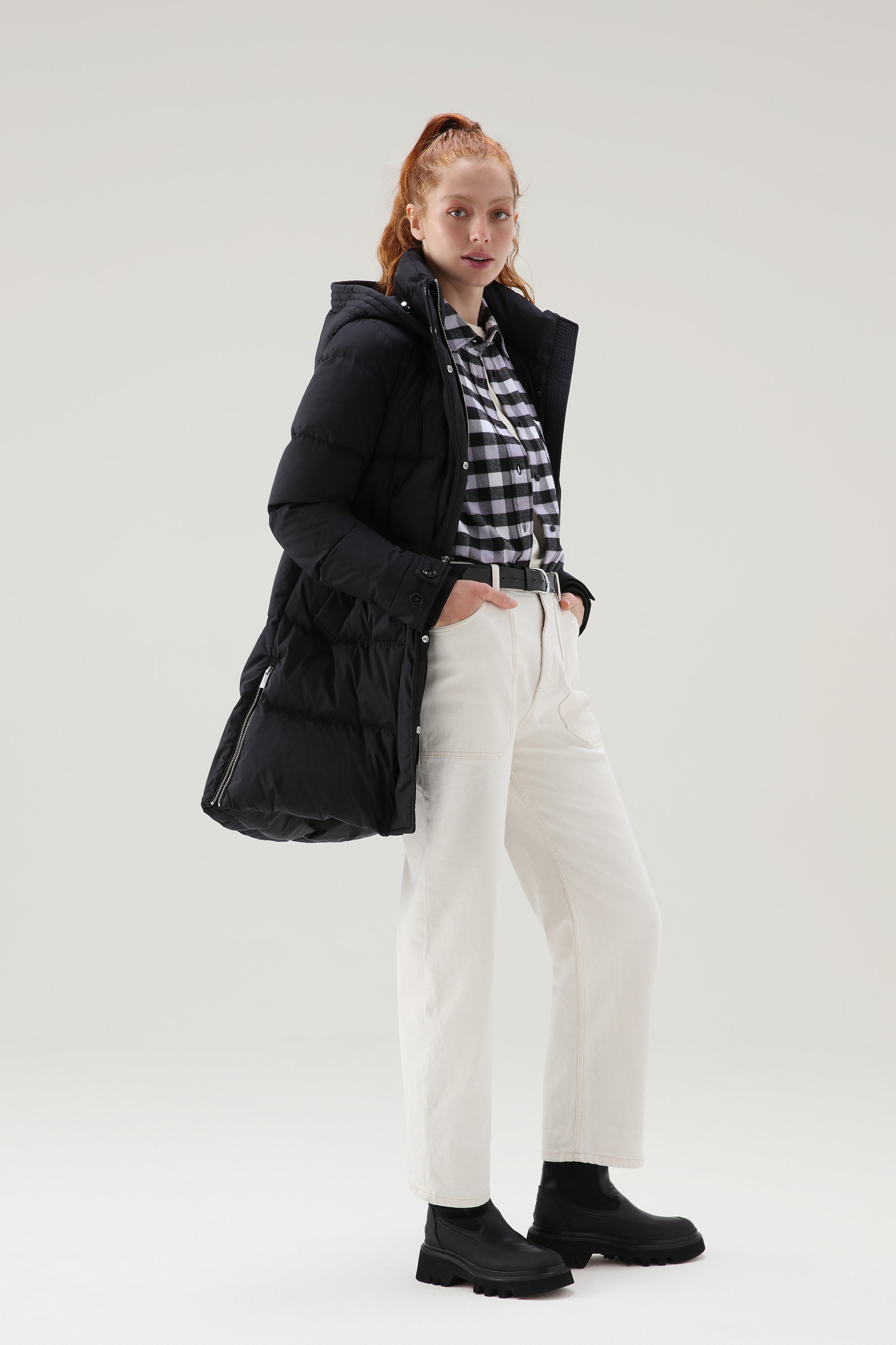 Alsea gewatteerd donsjack zwart photo 2 | Woolrich