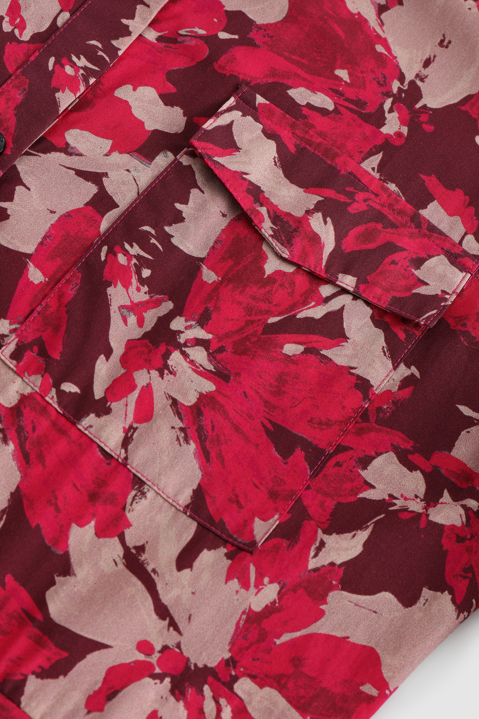 Long Wilderness Dress in Cotton Poplin Red photo 6 | Woolrich
