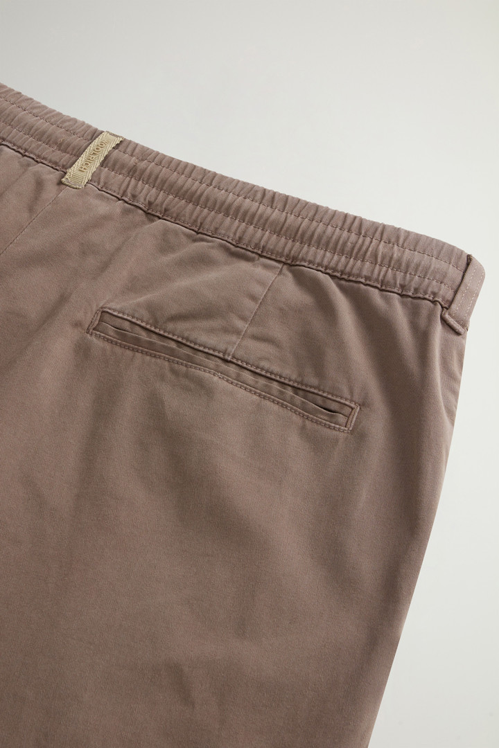 Stretch Cotton Twill Milton Pants Brown photo 5 | Woolrich