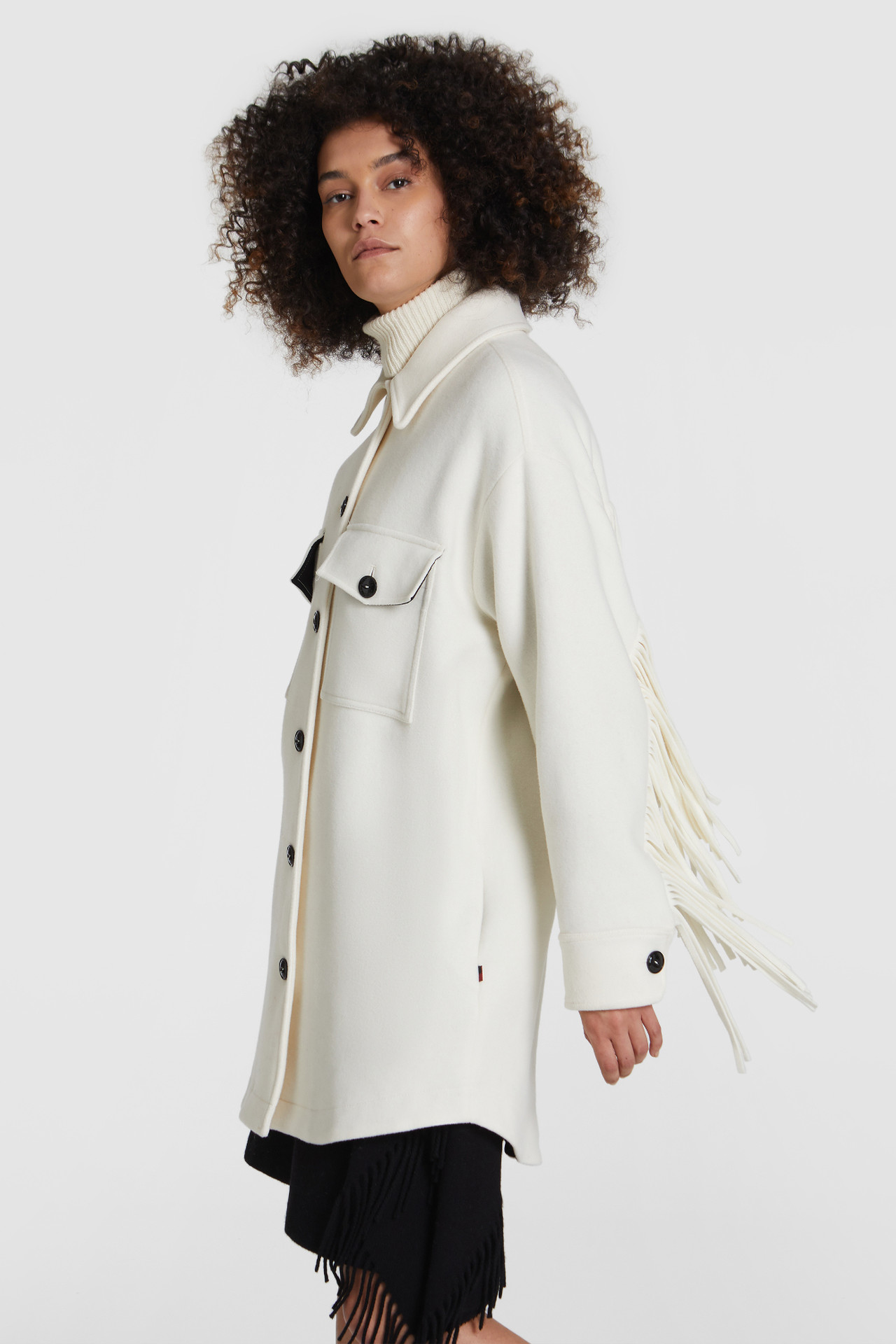 Alaskan Overshirt With Fringes