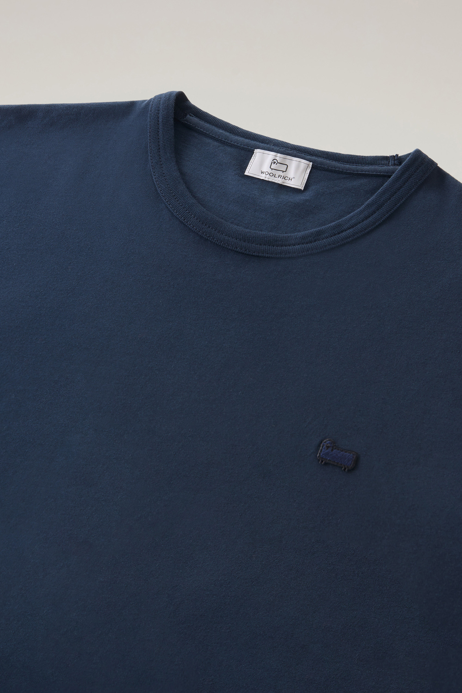 Men's Sheep T-Shirt in Pure Cotton Blue | Woolrich USA