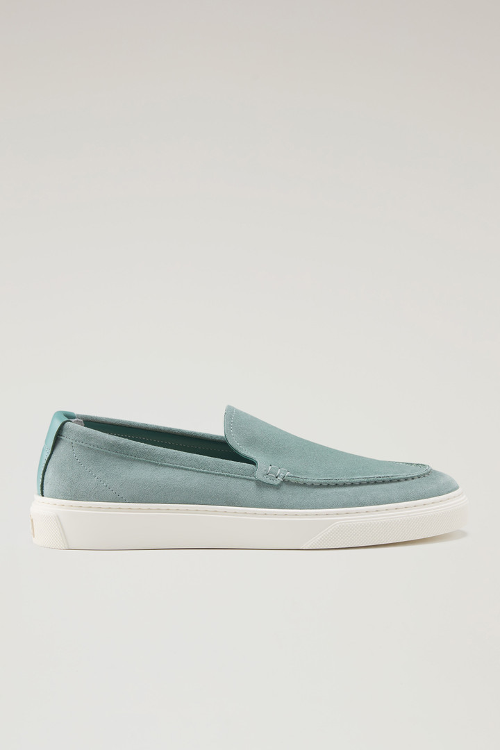 Suede Leather Loafers Green photo 1 | Woolrich