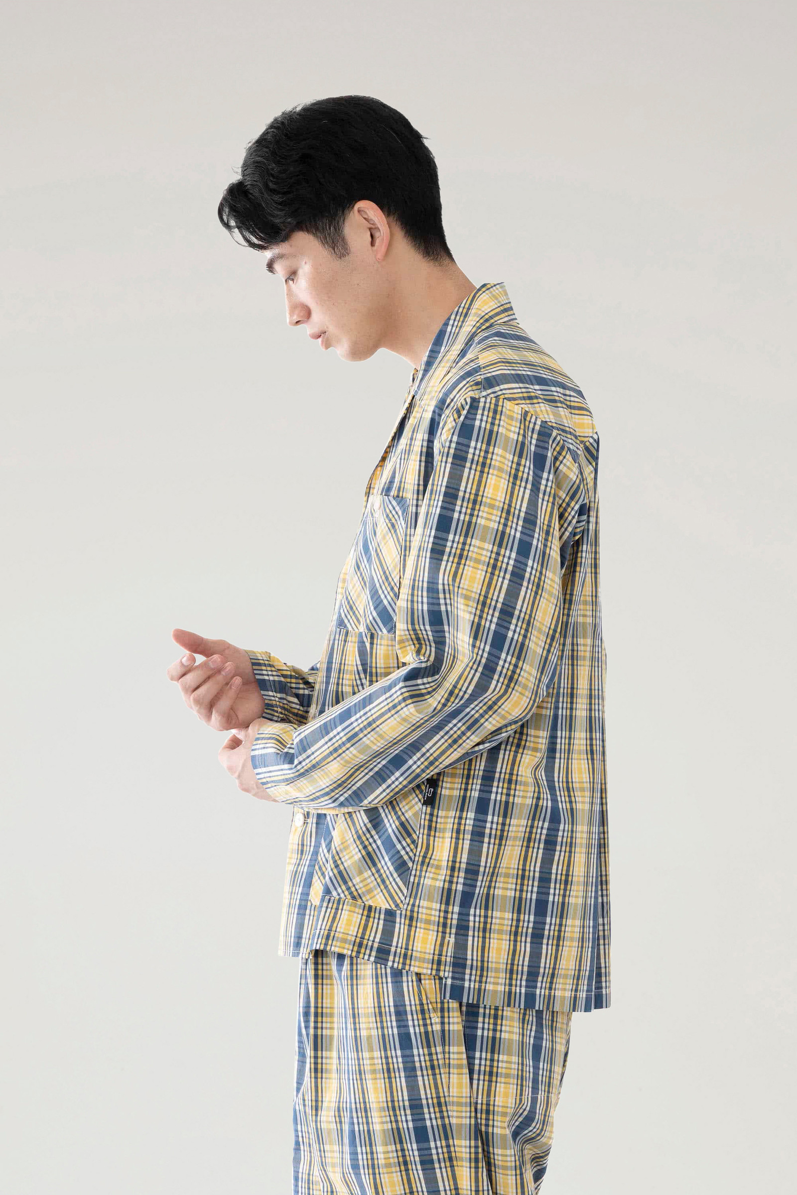 Chaqueta camisera de mezcla de algodón y lana amarillo photo 3 | Woolrich