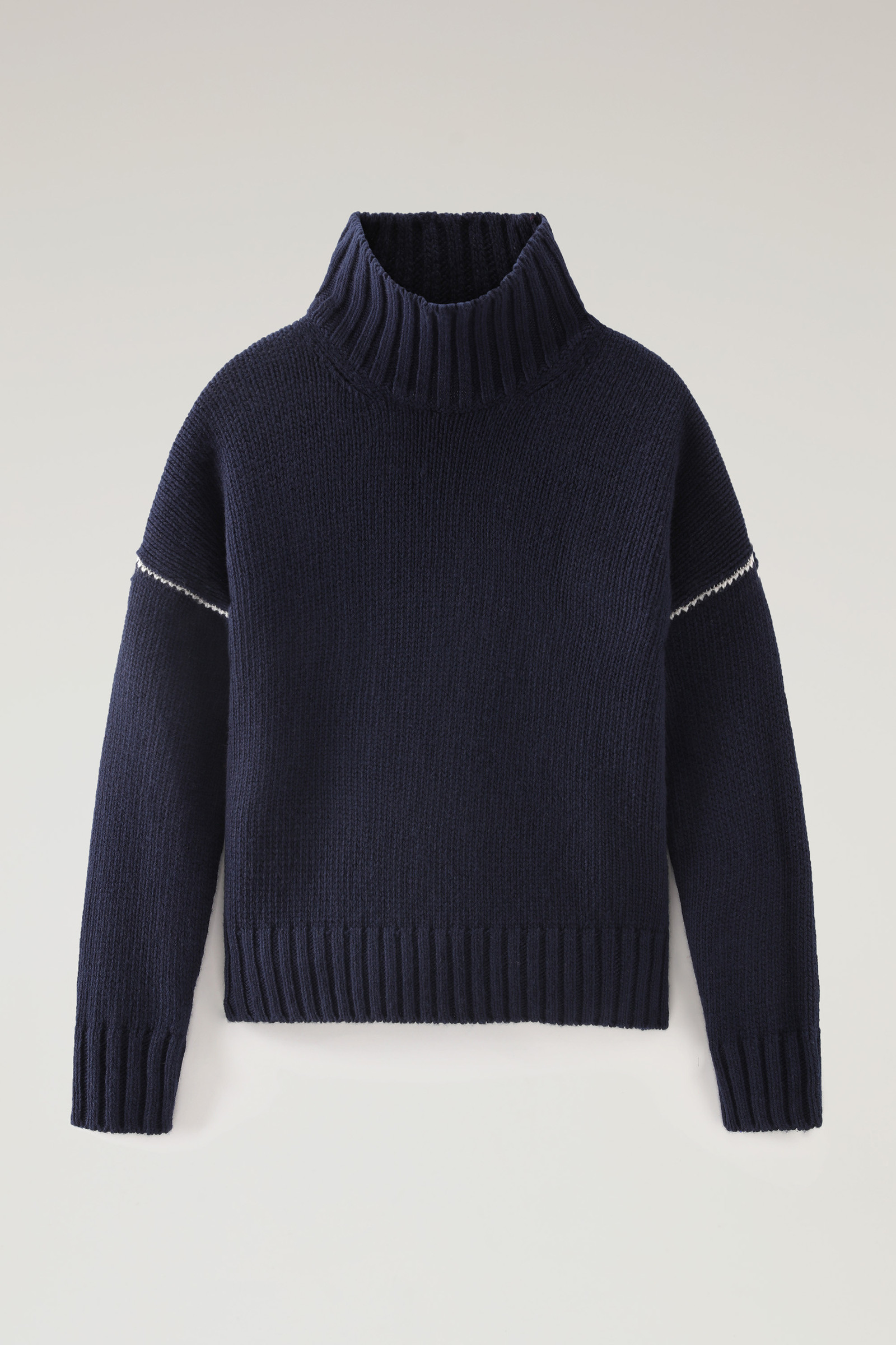 Maagdelijke wol coltrui Blauw photo 5 | Woolrich