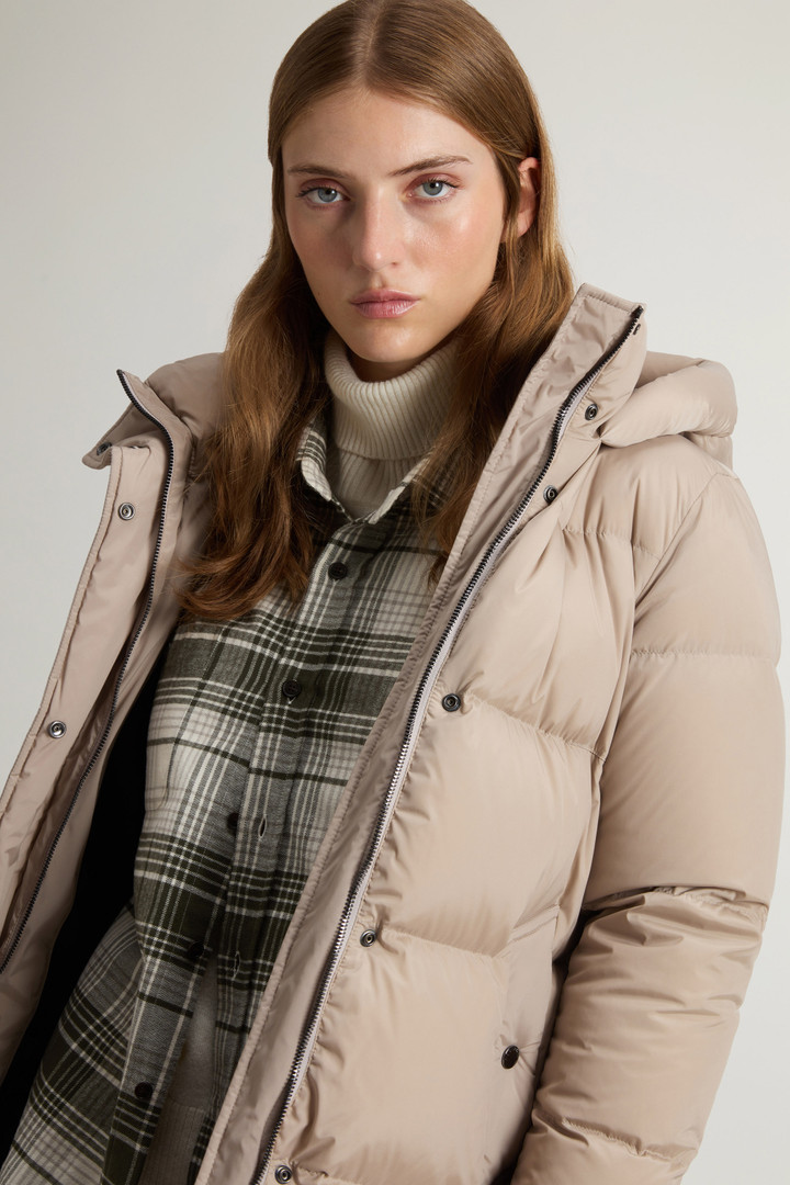 Lang donsjack Kelly Grijs photo 4 | Woolrich