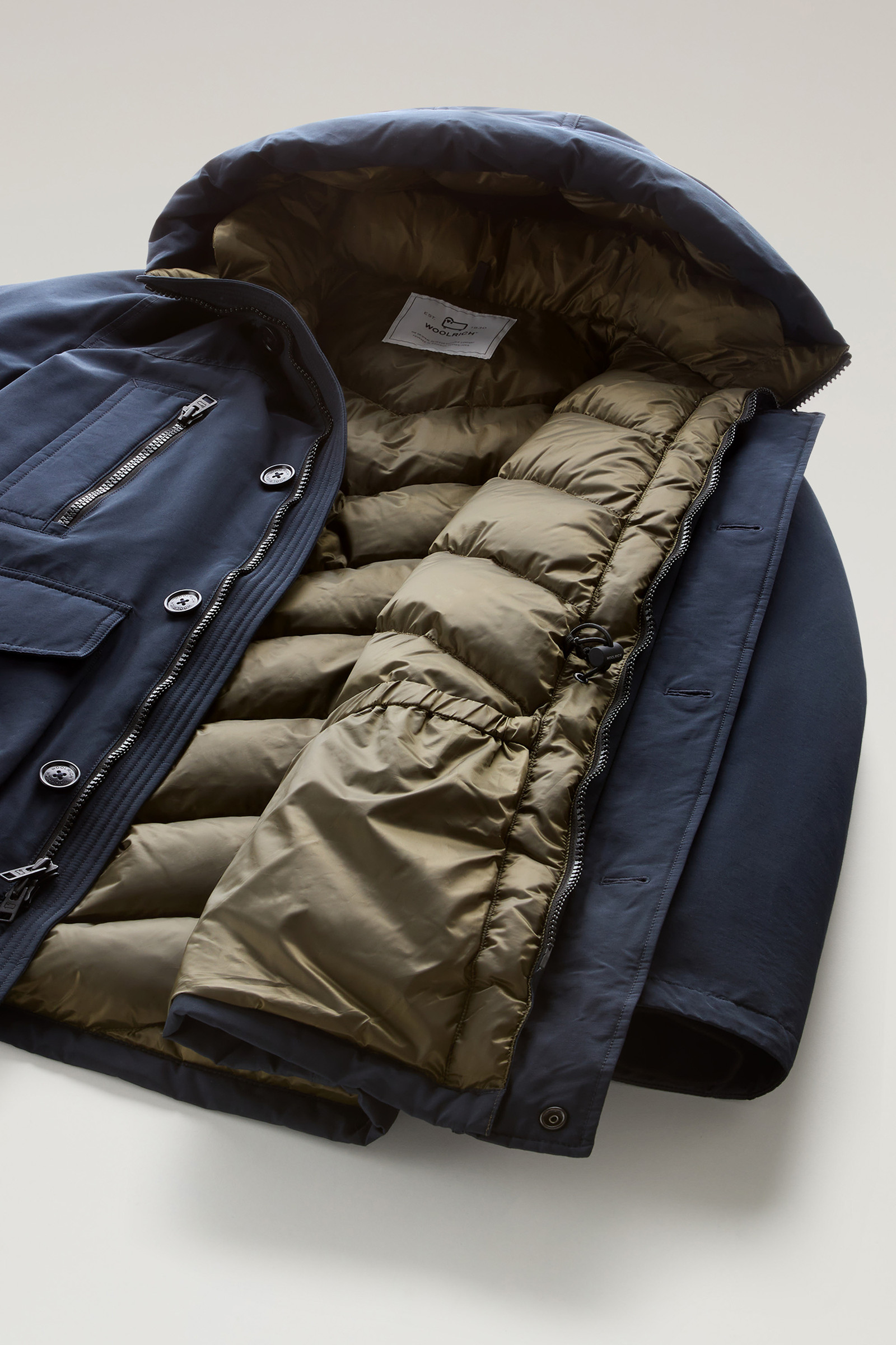 Arctic Parka Evolution aus Ramar Cloth blau photo 11 | Woolrich