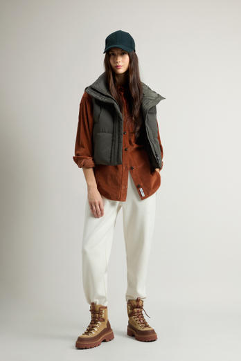 Steppweste Alsea aus Stretchnylon Grün | Woolrich