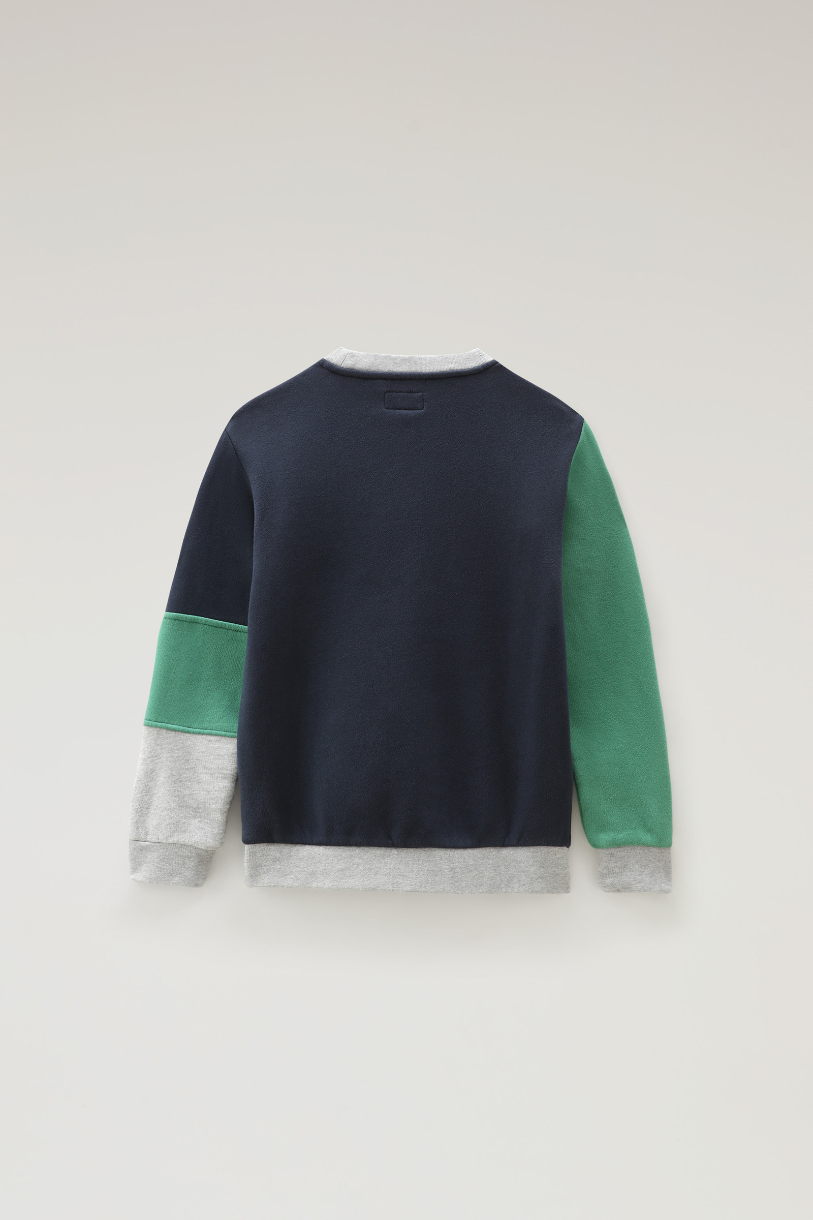 Color-Block Sweatshirt van puur katoen voor jongens blauw photo 2 | Woolrich