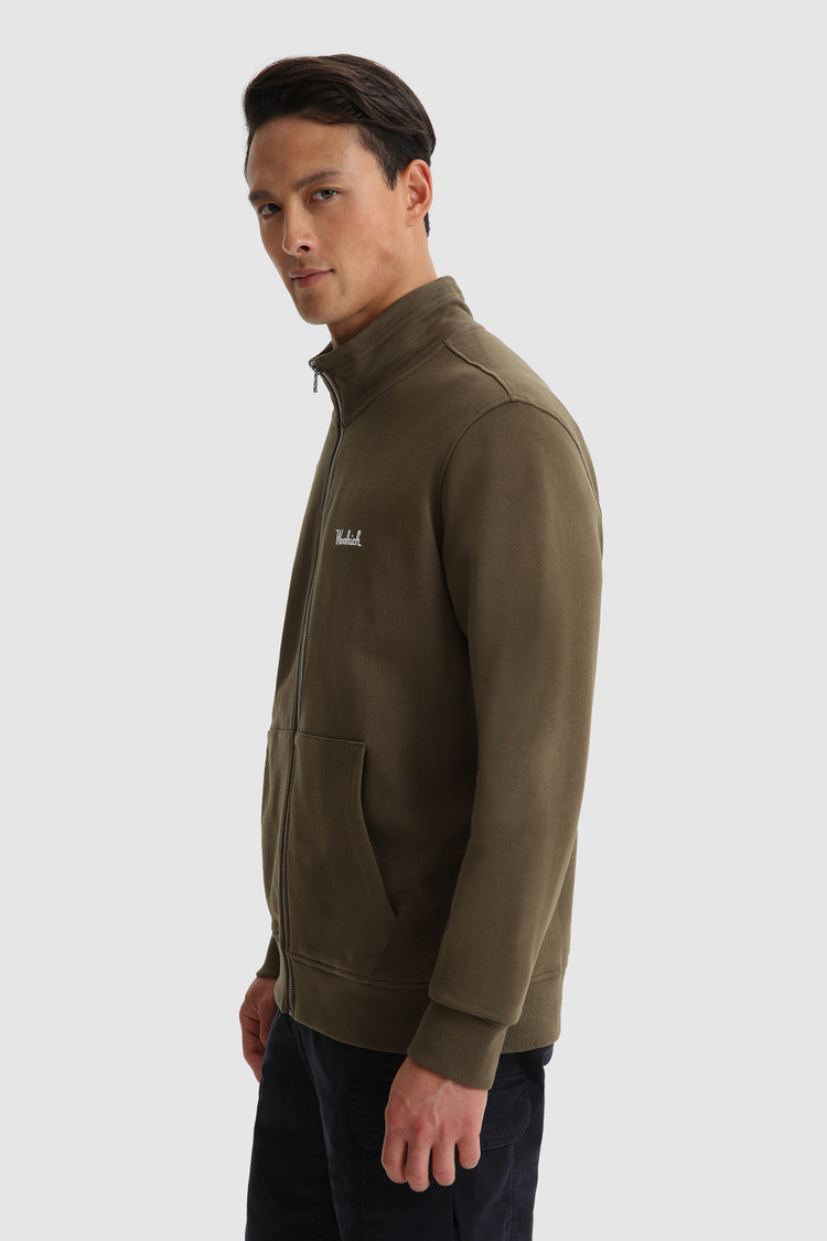 Essential Track sweater with embroidered logo