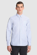 Shirt mit Knopfleiste aus Oxford-Baumwolle