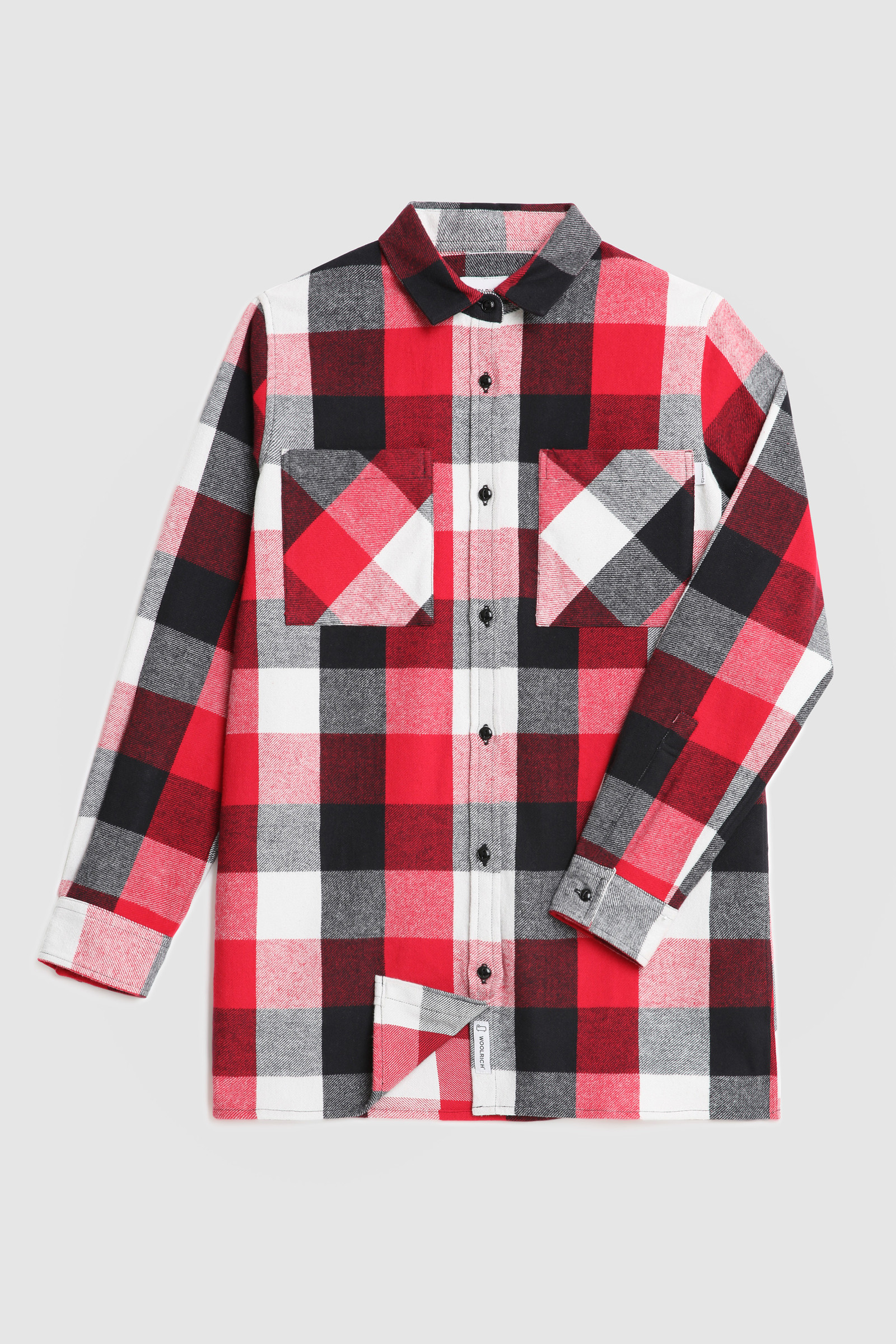 Boyfriend Shirt in Multicolored Check Red photo 7 | Woolrich