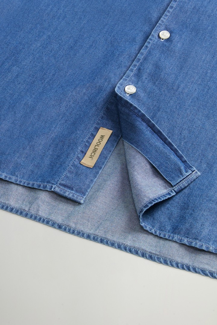 Chemise en pur coton Bleu photo 8 | Woolrich