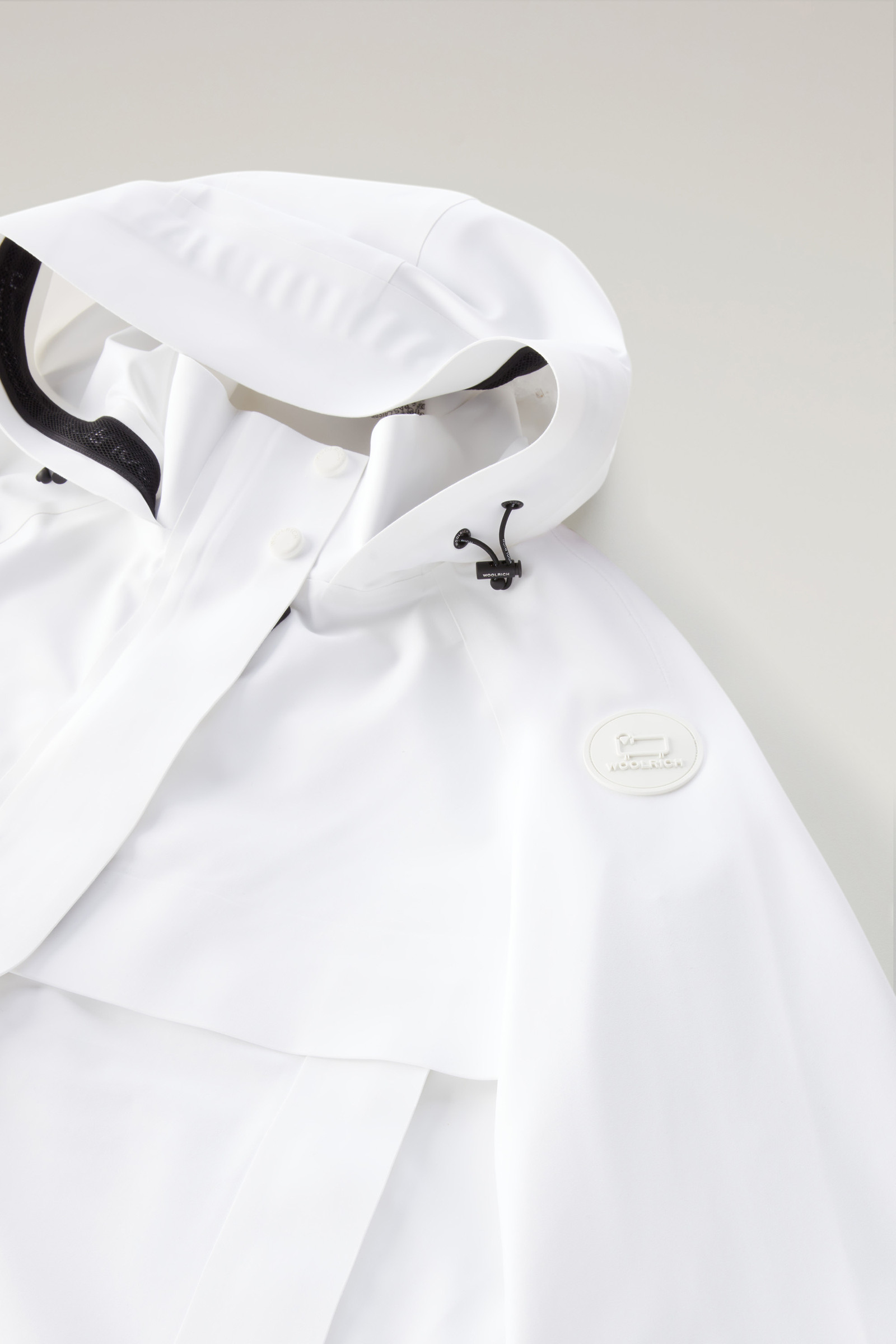 Veste courte Tech Commuting en nylon élastique blanc photo 7 | Woolrich