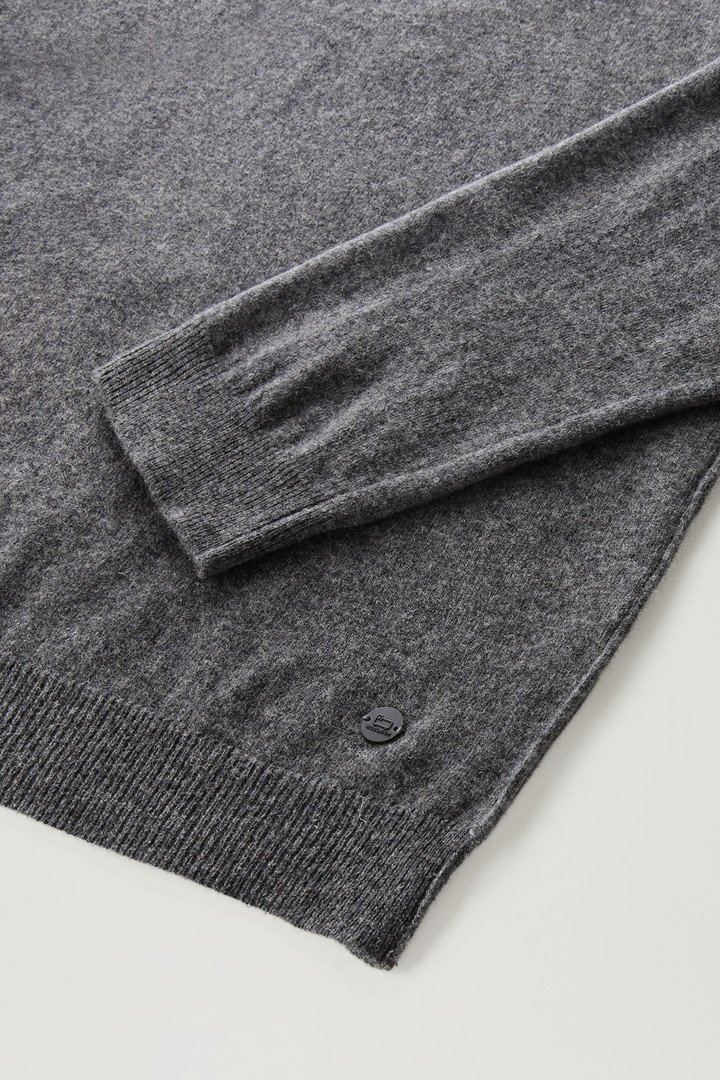 Turtleneck Sweater in Merino Wool Blend Gray photo 7 | Woolrich