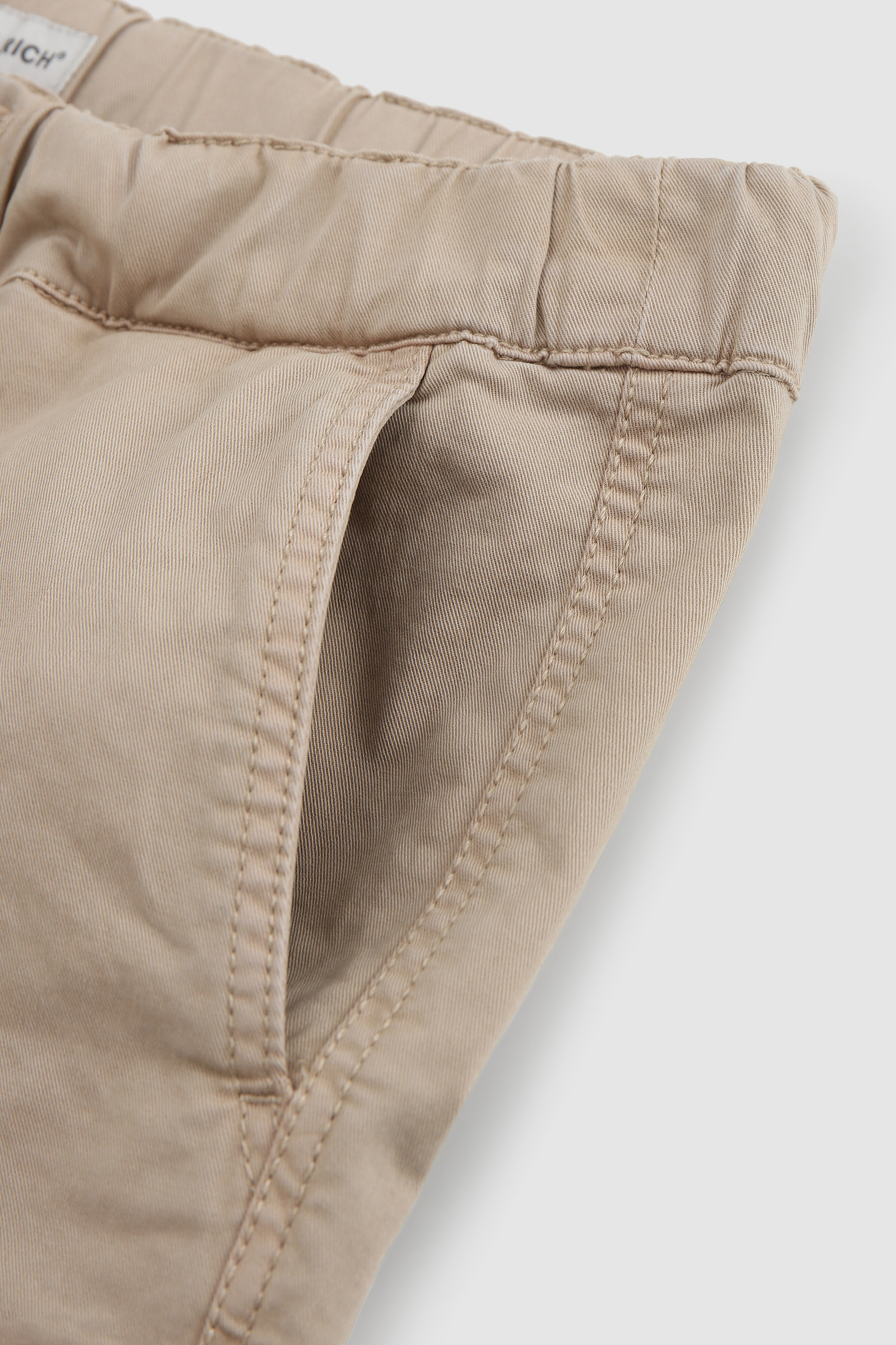 Shorts aus Stretch-Baumwoll-Twill für Jungen Braun photo 4 | Woolrich