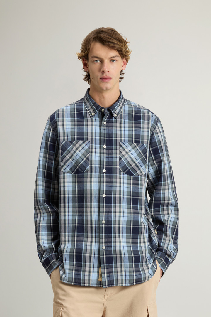 MADRAS SHIRT Blue photo 1 | Woolrich