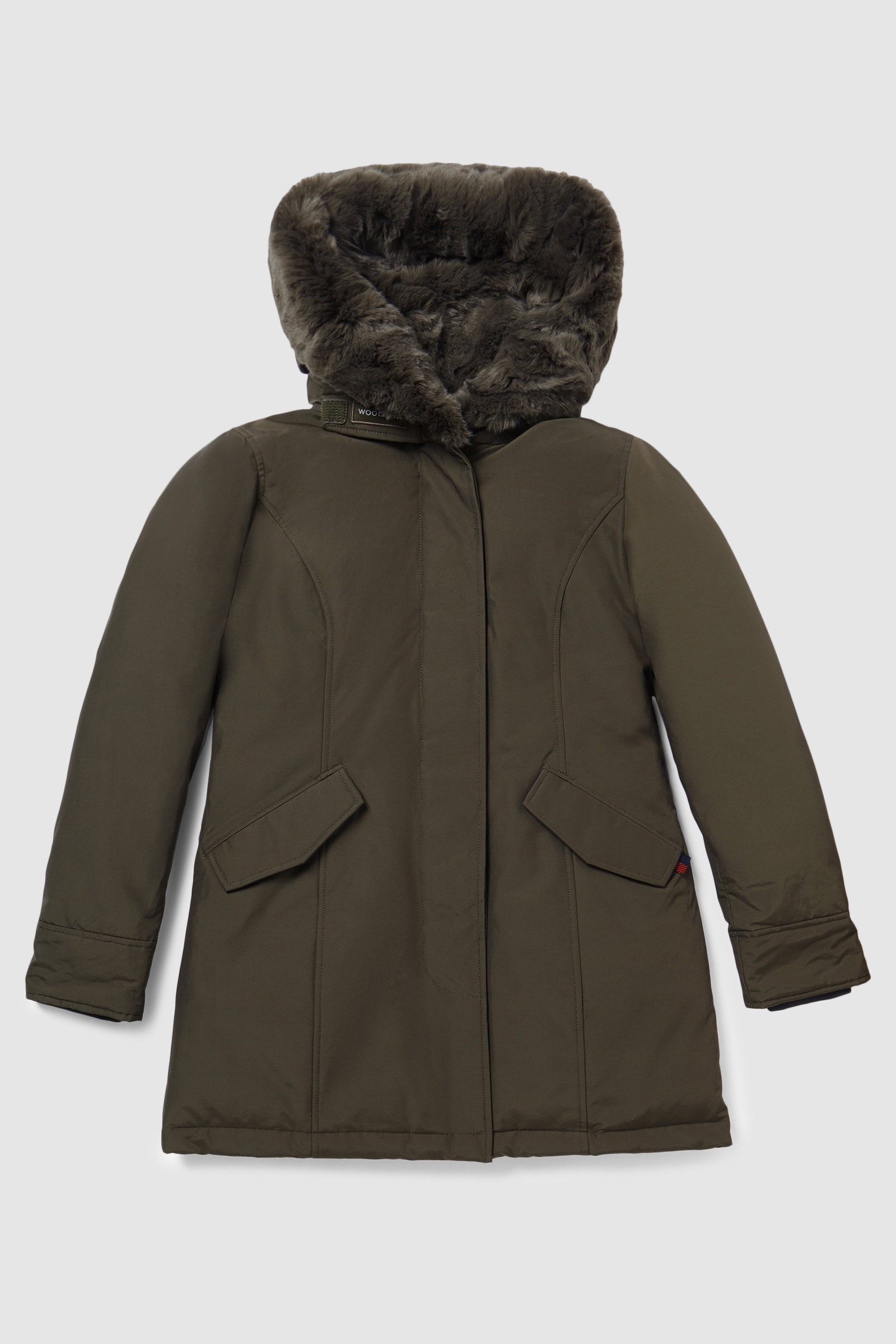 Beaker Parka pelliccia sintetica