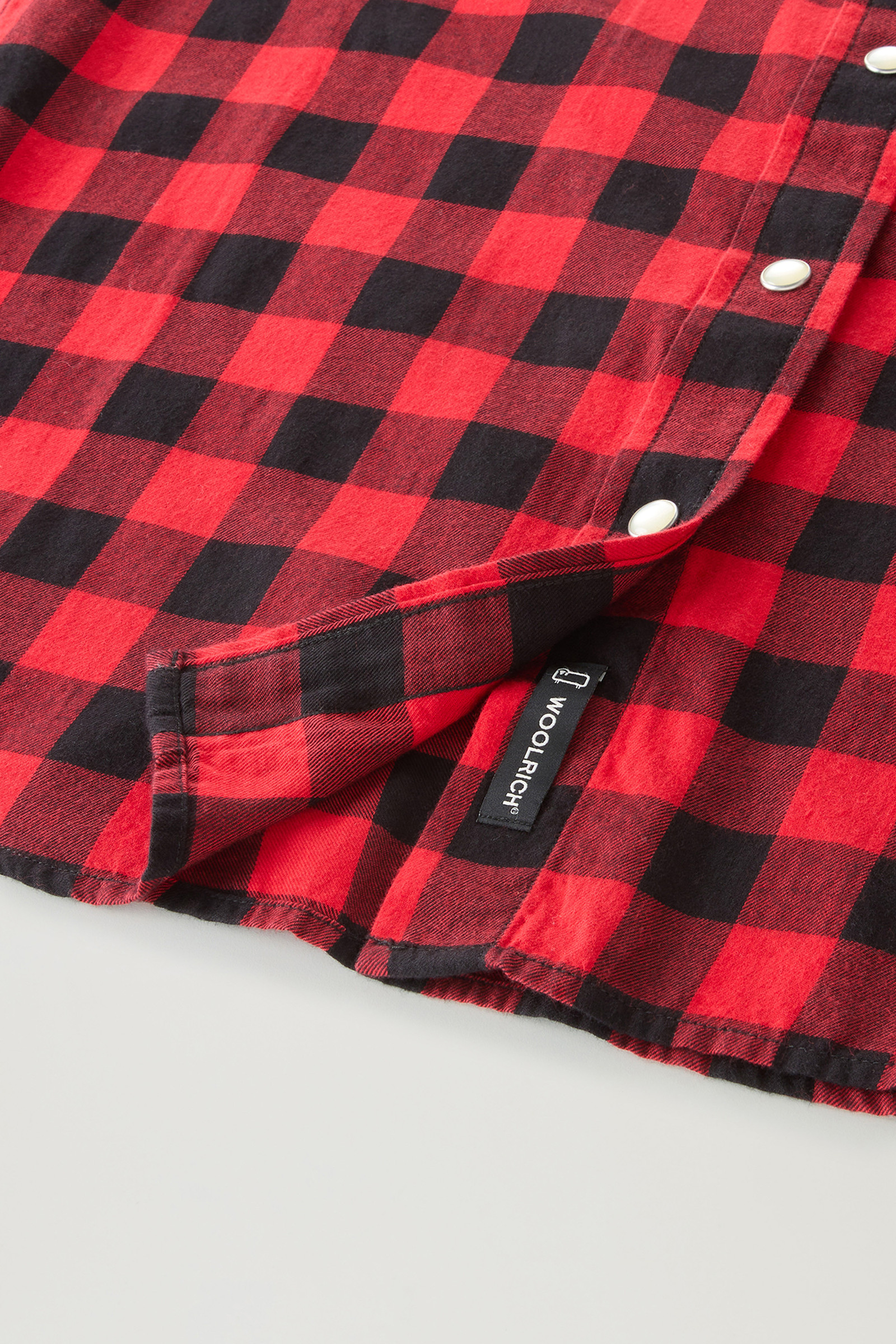 Women's Light Flannel Check Shirt Red | Woolrich USA